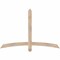 Ekena Millwork Bellingham Smooth Timber Gable Bracket, Douglas Fir, 60"W x 40"H x 1 1/2"D x 3 1/2"F, 16/12 Pitch GBW060X40X0204BEL00SDF - alternate 1